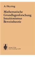 Mathematische Grundlagenforschung Intuitionismus Beweistheorie