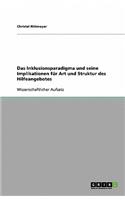 Das Inklusionsparadigma und seine Implikationen für Art und Struktur des Hilfeangebotes: (German)