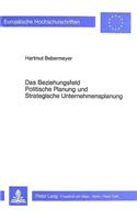 Das Beziehungsfeld Politische Planung und Strategische Unternehmensplanung: Mit Einer Empirisch-Analytischen Untersuchung Der Planungsentwicklung in Der Bundesregierung Von 1966 Bis 1983