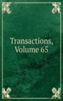 Transactions, Volume 65