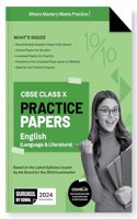 Gurukul English (Language & Literature) Practice Papers for CBSE Class 10 Board Exam 2024 : Fully Solved New SQP Pattern March 2023, Sample Papers, Unsolved Papers, Latest Board Syllabus