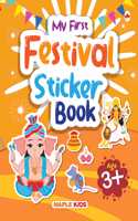 My First Sticker Book - Festival - Activity Book for Kids with 140+ Stickers - Stickers for Children - Age 3+ Years