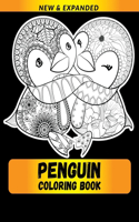 Penguin Coloring Book: For Best Gift for Adults and Grown Ups