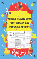 Number tracing Book For Toddlers And Preschoolers Kids Age 3-5: To relax and learn pen control and handwriting practice 1 to 20! Filled with line shapes & math activity. Great gift for toddlers and preschoolers.