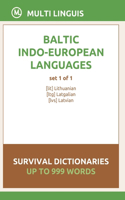 Baltic Languages Survival Dictionaries (Set 1 of 1)
