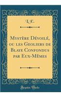 Mystère Dévoilé, ou les Geoliers de Blaye Confondus par Eux-Mêmes (Classic Reprint)