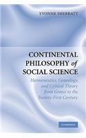 Continental Philosophy of Social Science