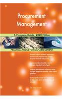 Procurement Management A Complete Guide - 2020 Edition