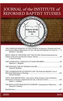 Journal of the Institute of Reformed Baptist Studies 2016