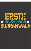 Erste Reise nach Gujranwala: 6x9 Punkteraster Notizbuch perfektes Geschenk für den Trip nach Gujranwala (Pakistan) für jeden Reisenden