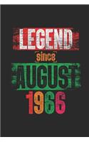 Legend Since August 1966