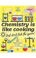 Chemistry Is Like Cooking Just Don't Lick The Spoon