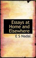 Essays at Home and Elsewhere