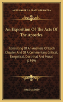 An Exposition Of The Acts Of The Apostles