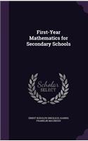 First-Year Mathematics for Secondary Schools