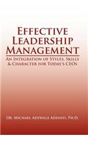 Effective Leadership Management