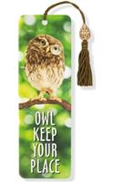 Owl Keep Your Place Beaded Bookmark