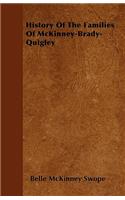 History Of The Families Of McKinney-Brady-Quigley