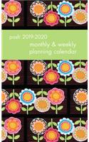 Posh: Flower Power 2019-2020 Monthly/Weekly Planning Calendar