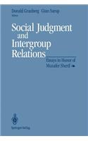 Social Judgment and Intergroup Relations