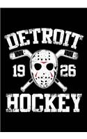 Detroit 1926 Hockey: Hockey Journal & Personal Stats Tracker 100 Games