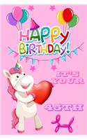 Happy Birthday It's Your 45th: 45th Birthday Gift / Journal / Notebook / Diary / Unique Greeting & Birthday Card Alternative