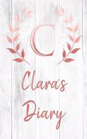 Clara's Diary: Personalized Diary for Clara / Journal / Notebook - C Monogram Initial & Name - Great Christmas or Birthday Gift