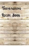 Thanksgiving Recipe Book