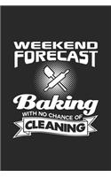 weekend forecast baking: 6x9 Cooking - dotgrid - dot grid paper - notebook - notes