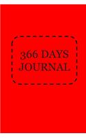 366 Days Journal with a page per day