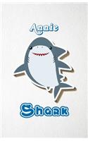 Annie Shark A5 Lined Notebook 110 Pages
