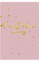 Constance: Personalized Journal to Write In - Rose Gold Line Journal