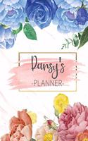 Pansy's Planner: Monthly Planner 3 Years January - December 2020-2022 - Monthly View - Calendar Views Floral Cover - Sunday start