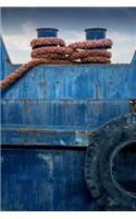 Barge Ropes at Port of Burgas in Bulgaria Journal: 150 page lined notebook/diary