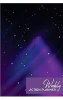 Galaxy Weekly Action Planner: Undated Week At A Glance Journal Pocket Notebook Notepad, Daily Notes Priority Goals Tasks Schedule, To Do List Appointments Log Book Organizer, Wri