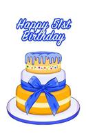 Happy 51st Birthday: Keepsake Note Book Gift for Birthday Presents