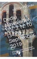 Dediu Newsletter Vol. 3, N. 10 (34), 6 September 2019