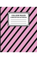 College Ruled Composition Notebook