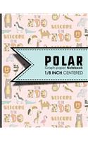 Polar Graph Paper Notebook: (Polar Graph Paper Notebooks: 1/8 Inch Centered)