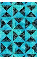 Bullet Journal Notebook Triangles with Dots Pattern 1
