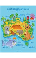 Malbuch mit australischen Tieren 1: (1 Australischen Tieren)