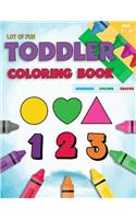 Toddler Coloring Book Numbers Colors Shapes