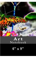 Art Notebook: 6" x 9"