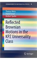 Reflected Brownian Motions in the Kpz Universality Class