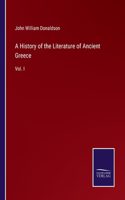 A History of the Literature of Ancient Greece