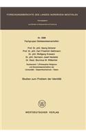 Studien Zum Problem Der Identität