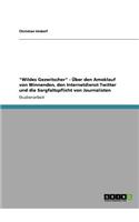 "Wildes Gezwitscher" - Uber Den Amoklauf Von Winnenden, Den Internetdienst Twitter Und Die Sorgfaltspflicht Von Journalisten