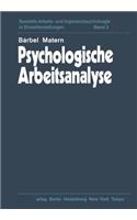 Psychologische Arbeitsanalyse