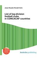 List of Top-Division Football Clubs in Concacaf Countries