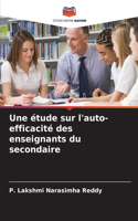 étude sur l'auto-efficacité des enseignants du secondaire